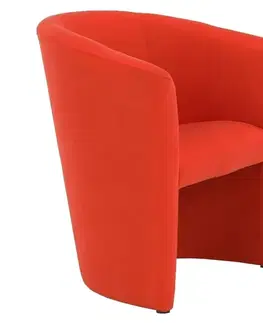 Kreslá KONDELA Cuba konferenčné kreslo oranžová
