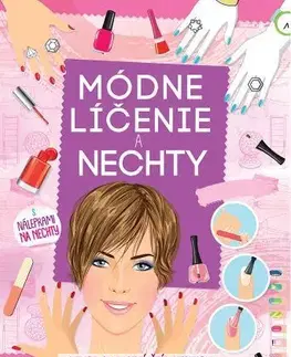 Pre dievčatá Módne líčenie a nechty (s nálepkami na nechty)