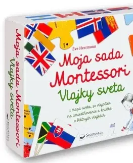 Encyklopédie pre deti a mládež - ostatné Moja sada Montessori - Vlajky sveta - Éve Herrmann