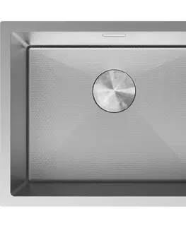 Kuchynské drezy MEXEN MEXEN - Trixo oceľový drez 1-bowl 540 x 440 mm, nerez HC 6414541000-01HC