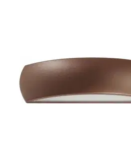 Svietidlá Ideal Lux - Vonkajšie nástenné svietidlo GIOVE 1xE27/60W/230V IP54 hnedé 163598