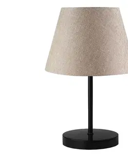 Lampy  Stolná lampa AYD 1xE27/40W/230V béžová/čierna 780SGN2541