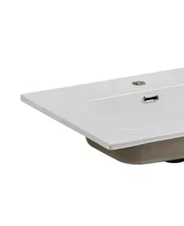 Umývadlá ArtCom Keramické umývadlo GO 60 | biely lesk 60 cm