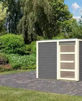 Drevené Drevený záhradný domček QUBIC 2 Lanitplast