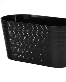 Záhrada Kvetináč Sahara Diament Petit 27 cm čierna