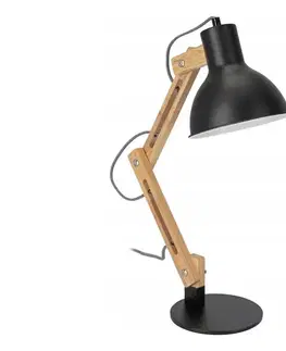 Lampy SmartLED Stolná lampa 1xE27/40W/230V čierna 7883