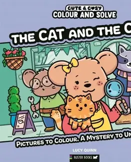 Nalepovačky, vystrihovačky, skladačky Colour and Solve: The Cat and the Clue - Lucy Quinn