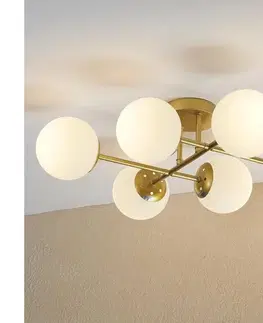 Svietidlá BRILAGI - Prisadený luster MALONY 6xE14/20W/230V zlatý 8590828080442