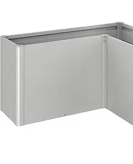 Truhlíky Biohort Hrantík BIOHORT Belvedere L 152 x 152 x 77 cm (strieborná metalíza)