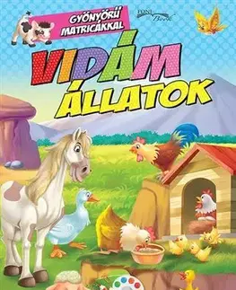 Nalepovačky, vystrihovačky, skladačky Vidám állatok