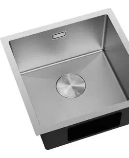 Kuchynské drezy MEXEN MEXEN - Trixo oceľový drez 1-bowl 440 x 440 mm, nerez HC 6413441000-01HC