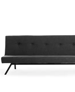 Pohovky a gauče Trojmiestna rozkladacia pohovka Zola - Dark Grey