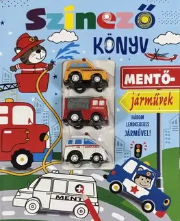 Pre deti a mládež - ostatné Színező könyv - Mentőjárművek