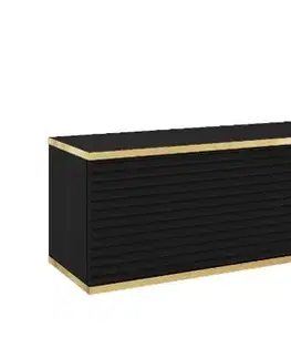 TV stolíky ArtPS TV stolík BIJOU MDF135 | závesný Farba: Čierna