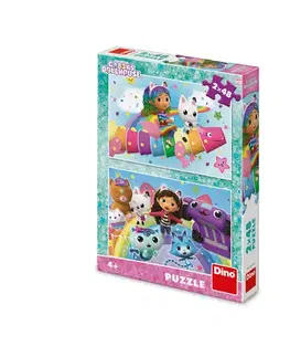 Do 99 dielikov Dino Toys GÁBI NA DUZE 2x48 Puzzle