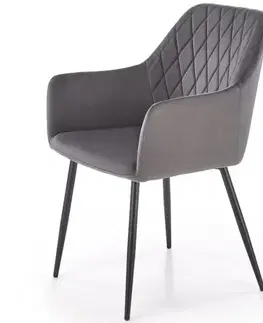 Kuchynské stoličky Stolička K558 sivá