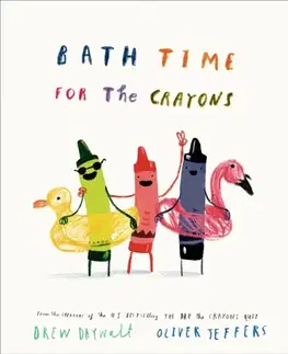 Leporelá, krabičky, puzzle knihy Bath Time for the Crayons - Drew Daywalt