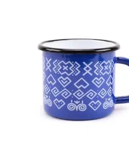 Hrnčeky a šálky Kinekus Hrnček smaltovaný, 9cm / 0,5L, dekor Čičmany