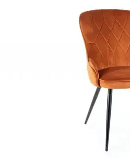 Jedálenské zostavy Jedálenská stolička LOTUS VELVET Signal