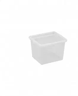 Boxy na skladovanie PLAST TEAM - Box BASIC s poklopom 3,5L, umelá hmota, 17x14,3x20,5cm