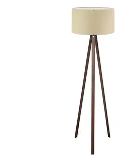 Lampy  Stojacia lampa AYD 1xE27/40W/230V béžová/hnedá 780SGN2603