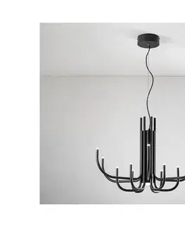 Svietidlá Ondaluce - LED stmievateľný luster na lane NOUVEAU LED/35W/230V Ø 78 cm čierny SO.NOUVEAU/NERO