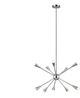 Svietidlá Elstead Feiss FE-JAX10-PN - LED Luster na tyči JAX 10xG9/3W/230V lesklý chróm FE-JAX10-PN