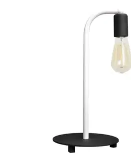 Lampy  Stolná lampa TUNE 1xE27/15W/230V B-1926/1 BK+WT