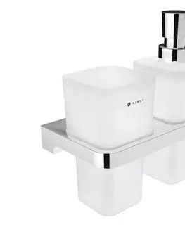 Svietidlá NIMCO MA 2905831H-26 - Nástenný dávkovač mydla a stojan na kefky MAYA 290 ml MA 2905831H-26