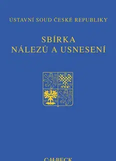 Právo ČR Sbírka nálezů a usnesení ÚS ČR, svazek 82 (vč. CD) - Kolektív autorov