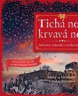 Detektívky, trilery, horory Tichá noc, krvavá noc: Adventný kalendár s únikovou hrou - Michael Hamant