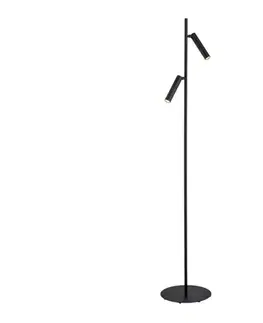 Lampy Argon 7082 - Stojacia lampa TORRE 2xG9/6W/230V čierna 7082
