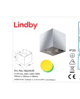 Svietidlá Lindby - Nástenné svietidlo NEHLE 1xG9/33W/230V 4251096560299