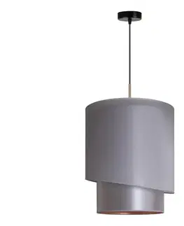 Svietidlá  - Luster na lanku PARIS 1xE27/15W/230V pr. 40 cm strieborná/zlatá 602648