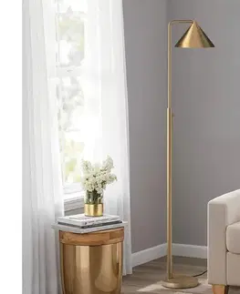 Lampy Elstead Alora Mood ALM-REMYCK-FL-GD - Stojacia lampa REMYCK 1xE27/60W/230V zlatá ALM-REMYCK-FL-GD