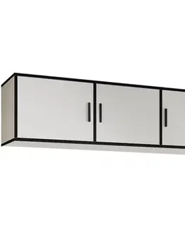 Nadstavce na skrine Nadstavec Roj 3d Biela