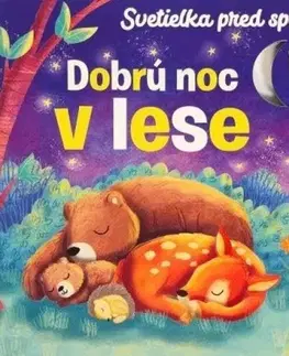 Leporelá, krabičky, puzzle knihy Dobrú noc v lese - Svetielka pred spaním - Kolektív autorov