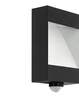 Záhradné lampy Eglo 98098 - LED Vonkajšie nástenné svietidlo so senzorom MANFRIA LED/10W/230V 98098