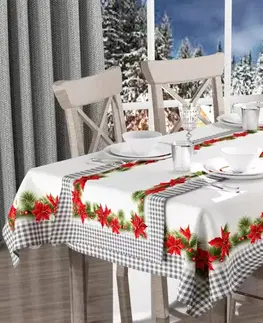 Bytový textil Obrus Betlehemská hviezda 40x150