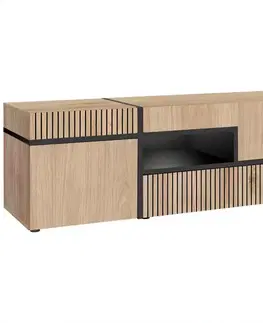 Stoly TV Stolík Cross HJZ CS RTV hickory jackson