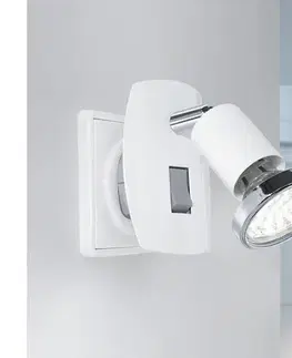 Svietidlá Eglo 902365 - LED svietidlo do zásuvky MINI 1xGU10/2,8W/230V biela 902365