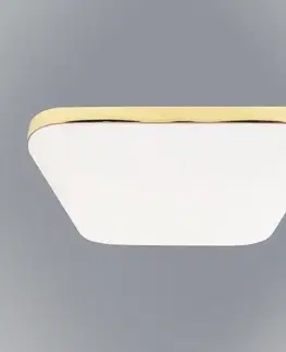 Moderné lampy do obývačky Stropné prisadené svietidlo  Reno Gold  EK77869 12W KW PL1