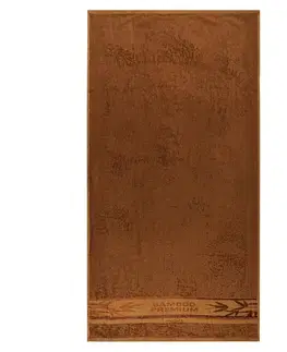 Uteráky 4Home Sada Bamboo Premium osuška a uterák hnedá, 70 x 140 cm, 50 x 100 cm 