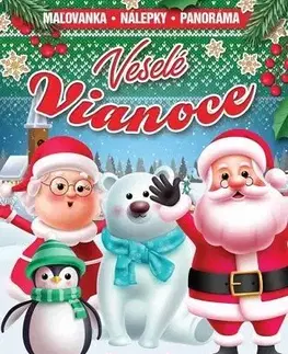 Nalepovačky, vystrihovačky, skladačky Veselé Vianoce