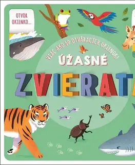Leporelá, krabičky, puzzle knihy Úžasné zvieratá - Helen Catt