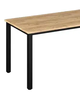 Písacie a pracovné stoly KONDELA Klaudius Typ 7 pc stôl dub artisan