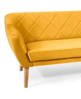 Pohovky a gauče Dvojmiestna pohovka KARO 2 VELVET buk Signal