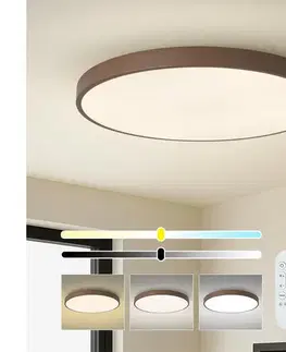 Svietidlá BRILAGI-LED Stlmiteľné svietidlo POOL SMART LED/128W/230V 100 cm Wi-Fi Tuya+DO hnedé BRI720