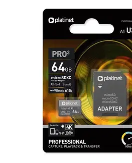 Pamäťové karty  microSDXC 64GB U1 PMMSDX64UIII