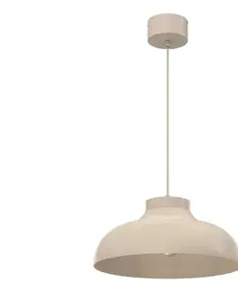 Svietidlá  Závesný luster na lanku BASCA 1xE27/15W/230V béžový 8482A
